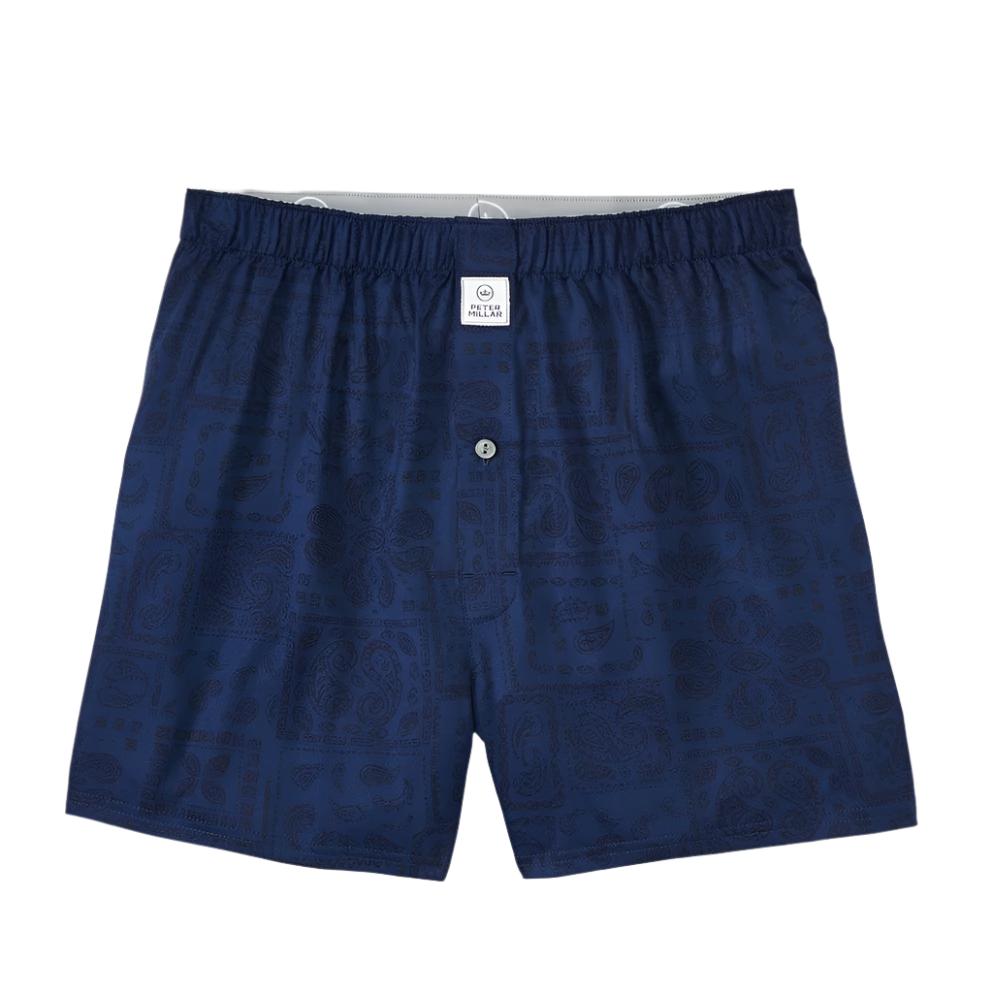 Peter Millar Men's Oyster Roast Performance Boxers - White main image 1