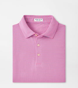 Peter Millar Grace Performance Mesh Polo in Pink Ruby