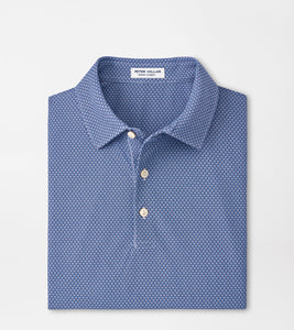 Peter Millar Waverly Performance Mesh Polo in Navy