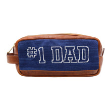 Load image into Gallery viewer, Smathers &amp; Branson Number One Dad Needlepoint Toiletry Bag
