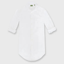 Load image into Gallery viewer, Sid Mashburn Spread Collar Sport Shirt in White Poplin

