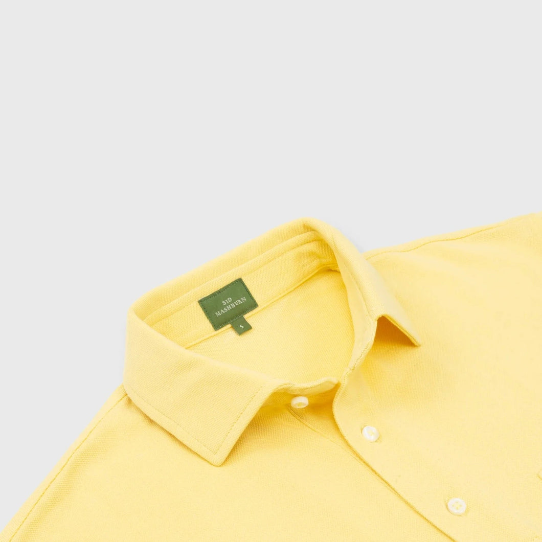 Sid Mashburn Pique Polo in Canary