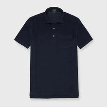 Load image into Gallery viewer, Sid Mashburn Polo in Navy Terry
