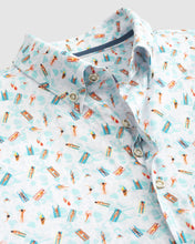 Load image into Gallery viewer, Johnnie-O Floaty Hangin&#39; Out Button Up Shirt in Malibu
