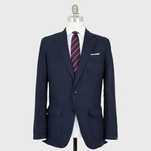 Load image into Gallery viewer, Sid Mashburn Butcher Jacket in Navy Lightweight Canvas
