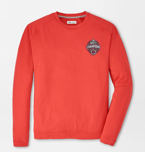 Peter Millar Georgia 2022 Back to Back Cradle Performance Crew Neck in Red3