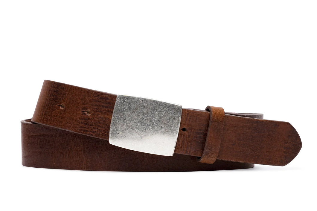 W. Kleinberg Vintage Calf Belt in Chestnut