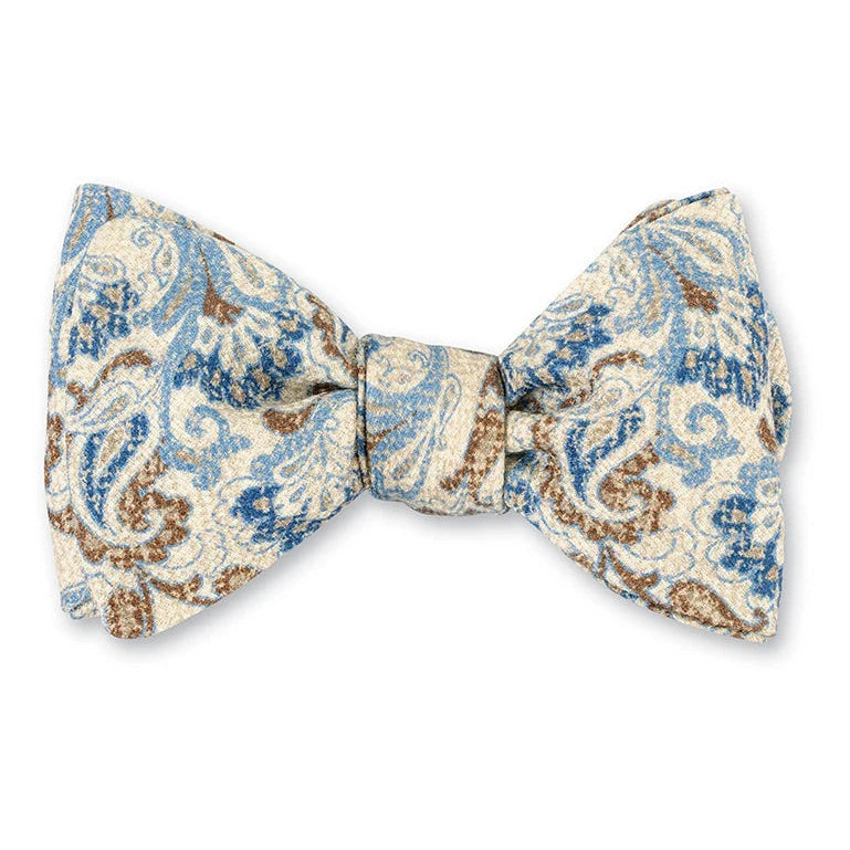 R. Hanauer Chester Paisley Bowtie in Blue