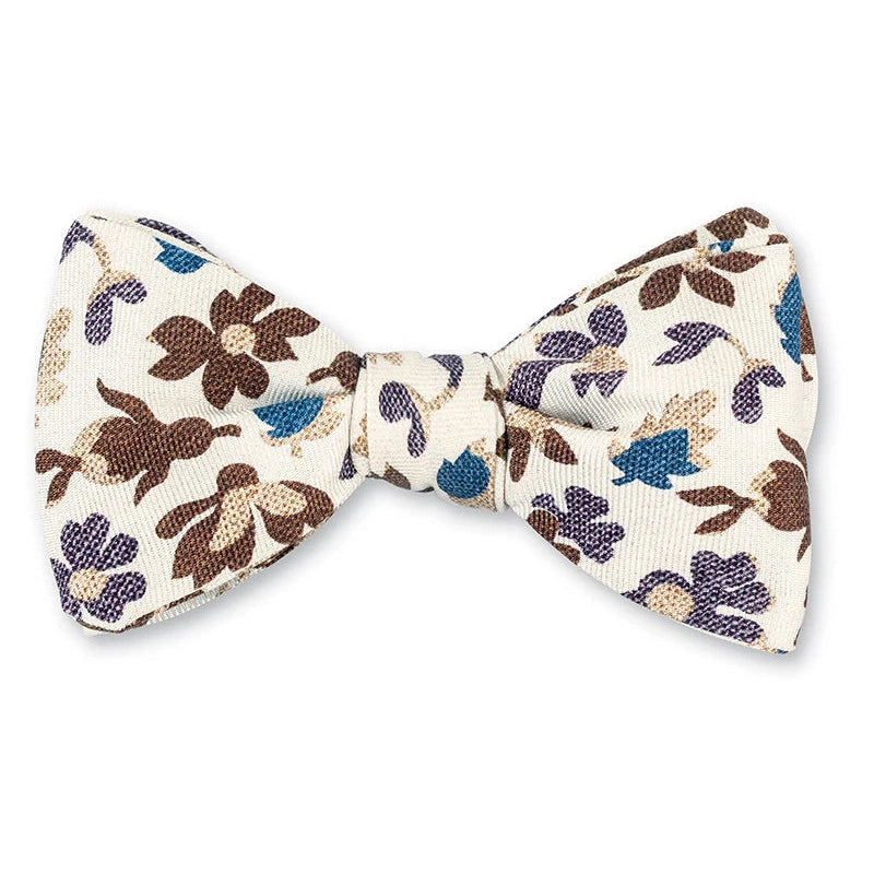 R. Hanauer Walham Floral Bowtie in White