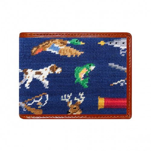 Smathers & Branson Collegiate Needlepoint Bi-Fold Wallet