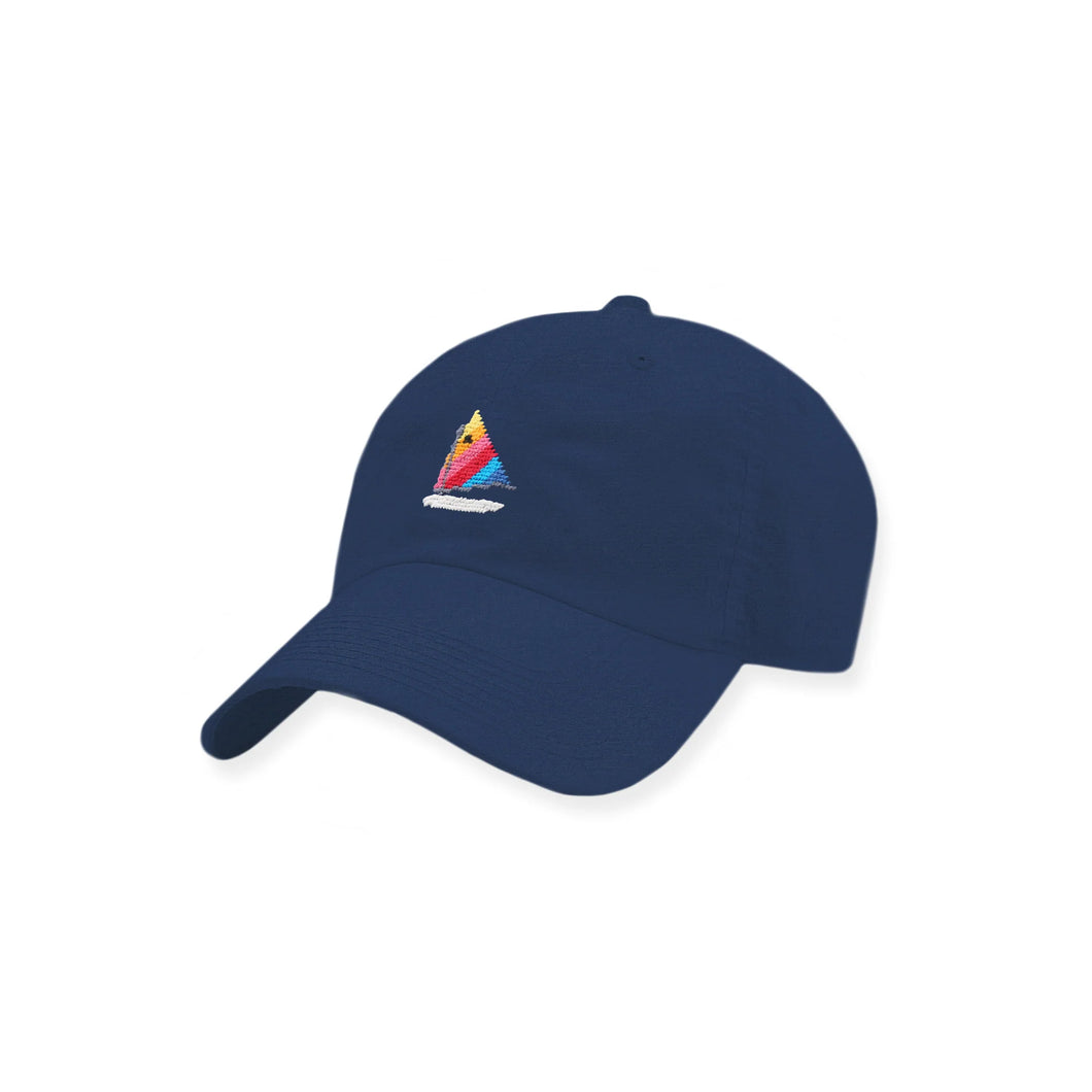 Smathers & Branson Day Sailor Needlepoint Performance Hat in Navy