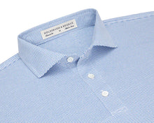 Load image into Gallery viewer, Holderness &amp; Bourne Perkins Performance Polo in Heathered Sankaty &amp; White
