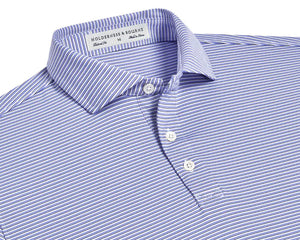 Holderness & Bourne Gresham Shirt in Lavender/Navy/White