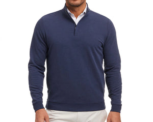 Holderness & Bourne Harper Pullover in Heathered Atlantic