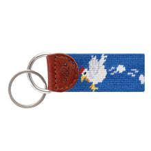 Load image into Gallery viewer, Smathers &amp; Branson Ham and Egg Key Fob in Blue
