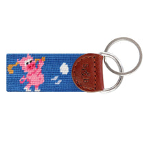 Load image into Gallery viewer, Smathers &amp; Branson Ham and Egg Key Fob in Blue
