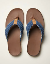 Load image into Gallery viewer, Johnnie-O Windward Woven Cotton Sandals in Navy
