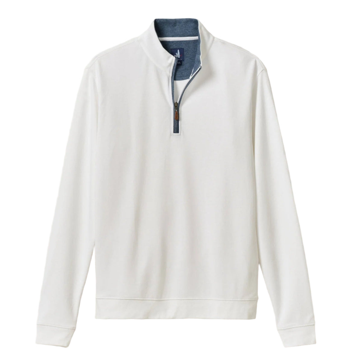 Johnnie-O Sully Quarter-Zip Pullover in White – Boardroom Clothing Company