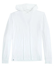 Load image into Gallery viewer, Johnnie-O Talon Featherweight Performance T-Shirt Hoodie in White
