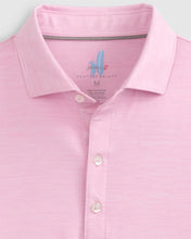 Load image into Gallery viewer, Johnnie-O Barton Striped Top Shelf Performance Polo in Bahama Mama

