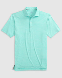 Johnnie-O Huron Solid Featherweight Performance Polo in Peacock