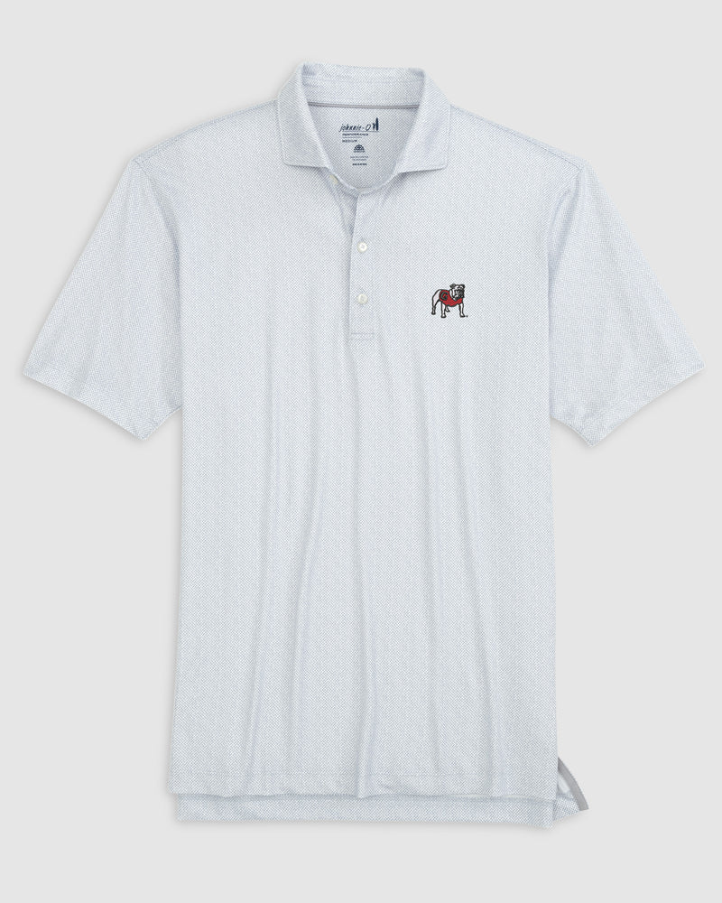 Johnnie-O Georgia Standing Bulldog Hinson Polo in Seal