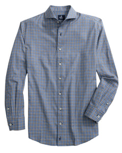 Johnnie-O Blaine Top Shelf Button-Up Shirt in Laguna Blue