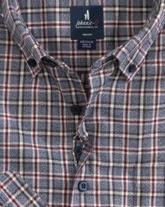 Johnnie-O Celo Tucked Button Up Shirt in Wake