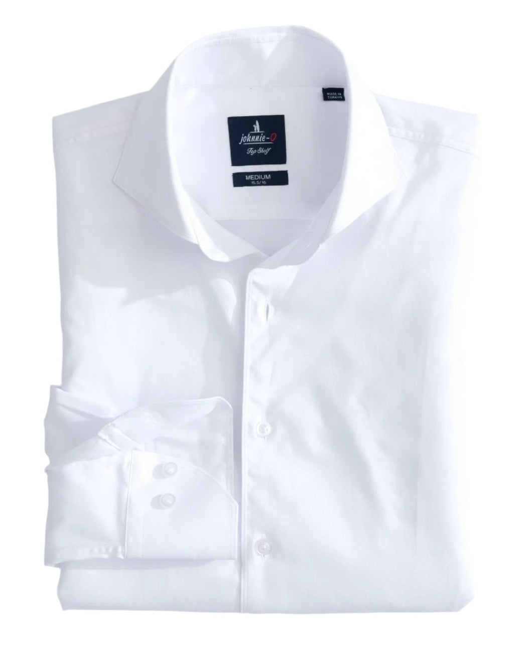 Johnnie-O Boswell Top Shelf Button-Up Shirt in White