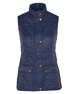 Barbour Women's Otterburn Quilted Gilet in Navy