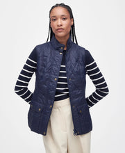 Load image into Gallery viewer, Barbour Women&#39;s Otterburn Quilted Gilet in Navy
