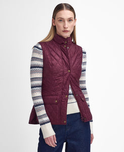 Barbour Women's Otterburn Quilted Gilet in Cabernet