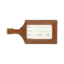 Load image into Gallery viewer, Smathers &amp; Branson Dancing Bear Tie Dye Luggage Tag in Light Blue
