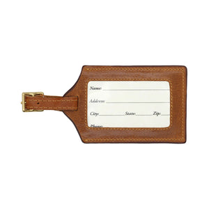 Smathers & Branson Dancing Bear Tie Dye Luggage Tag in Light Blue
