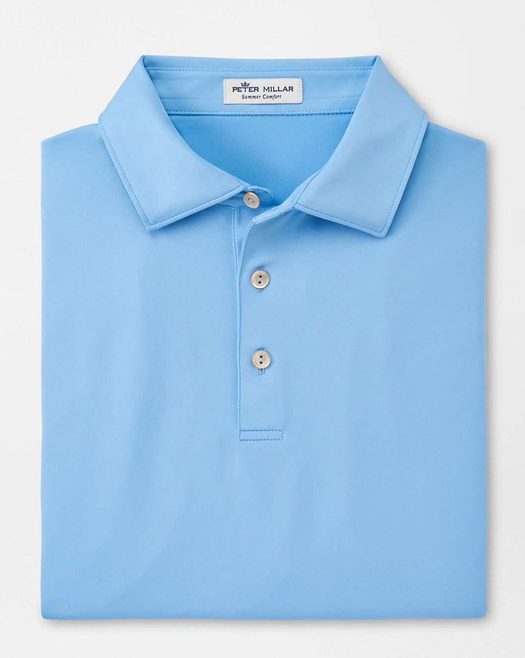 Peter Millar Solid Performance Polo in Cottage Blue