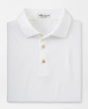 Load image into Gallery viewer, Peter Millar Solid Performance Jersey Polo in White
