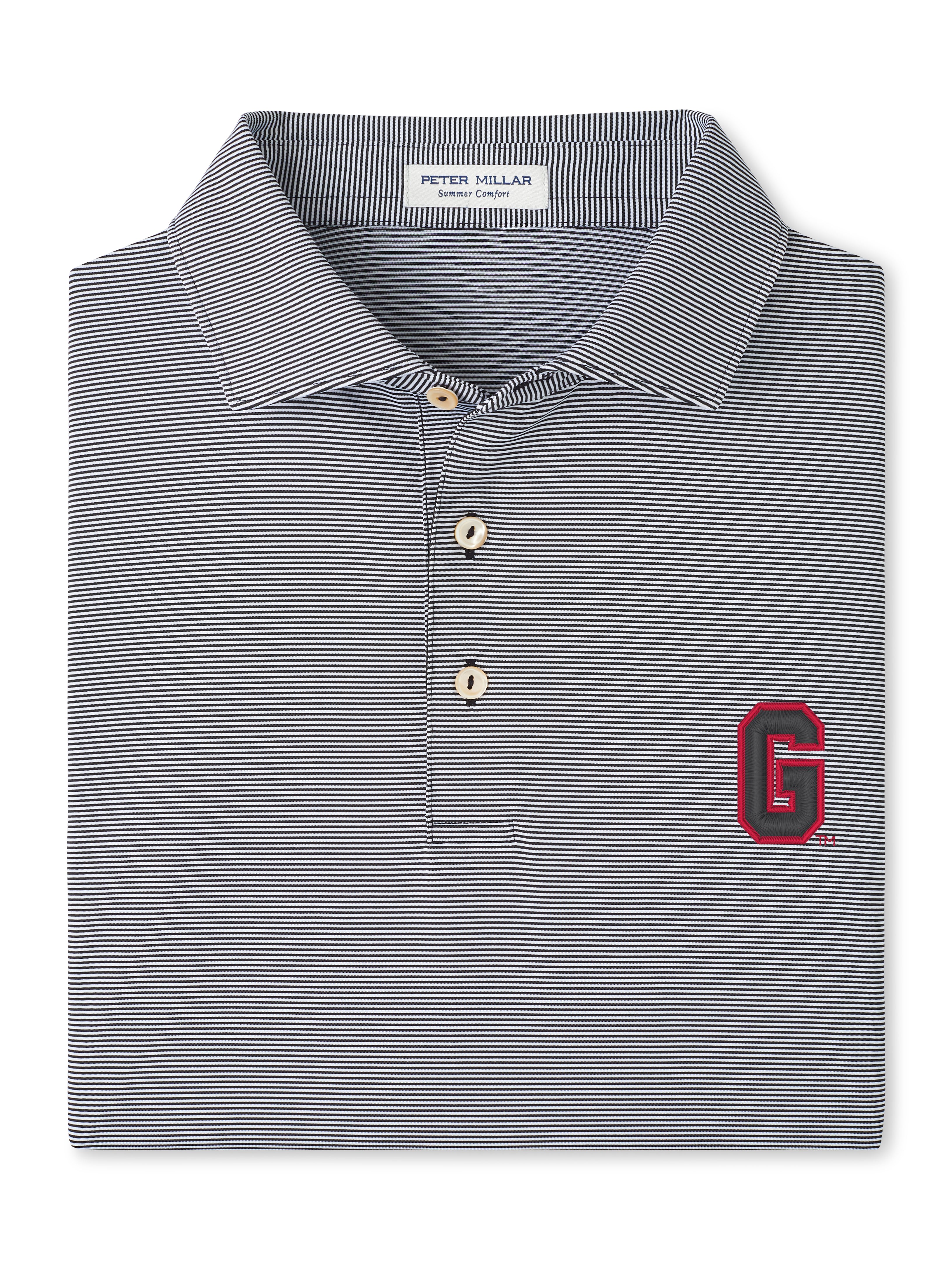 Peter Millar Georgia Vault G Jubilee Stripe Performance Polo