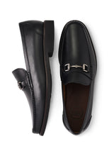 Load image into Gallery viewer, Peter Millar Leather Bit Loafer in Black
