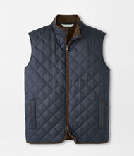 Load image into Gallery viewer, Peter Millar Essex Quilted Travel Vest in Black
