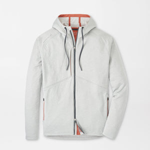 Peter Millar Eclipse Performance Hoodie in British Grey