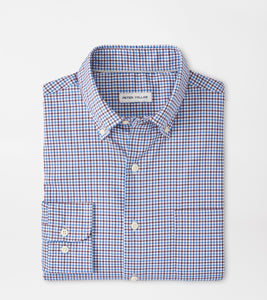 Peter Millar Selby Cotton-Stretch Sport Shirt in Cape Blue