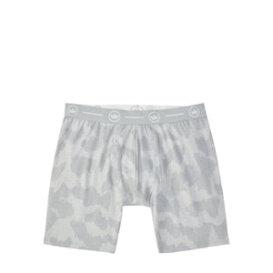 Peter Millar Windowpane Camo Performance Boxer Brief in Gale Grey