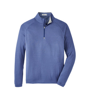 Peter Millar Beaumont Performance Quarter-Zip in Astral Blue