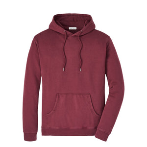 Peter Millar Lava Wash Hoodie in Currant