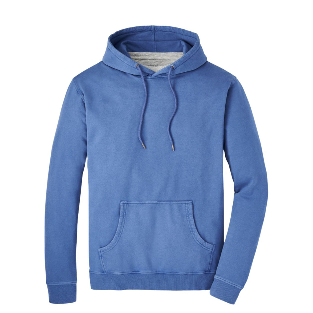 Peter Millar Lava Wash Hoodie in Ocean Blue