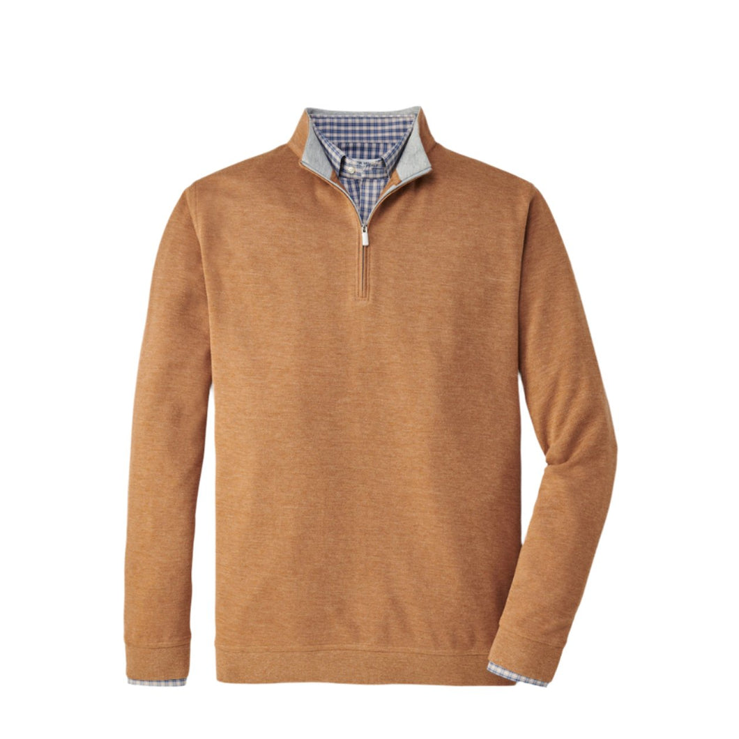 Peter Millar Crown Comfort Pullover in British Tan