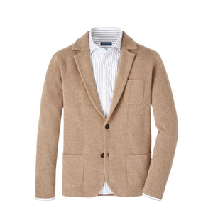 Peter Millar Rooney Sweater Blazer in Toffee