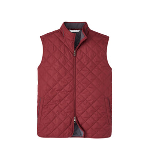 Peter Millar Essex Vest in Celosia Red