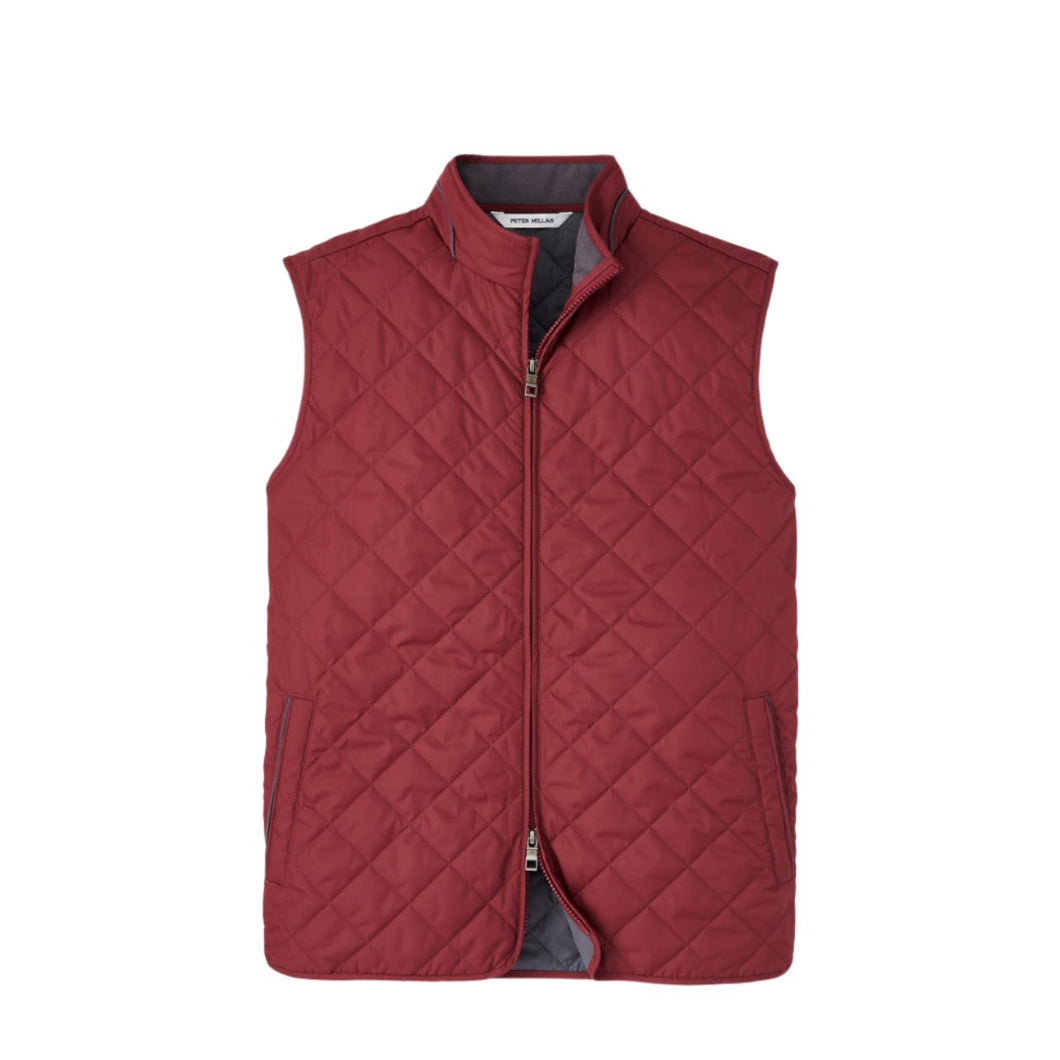 Peter Millar Essex Vest in Celosia Red