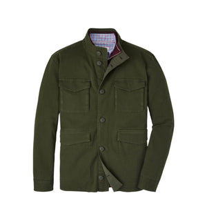 Peter Millar Stowe Reversible Safari Jacket in Dark Olive